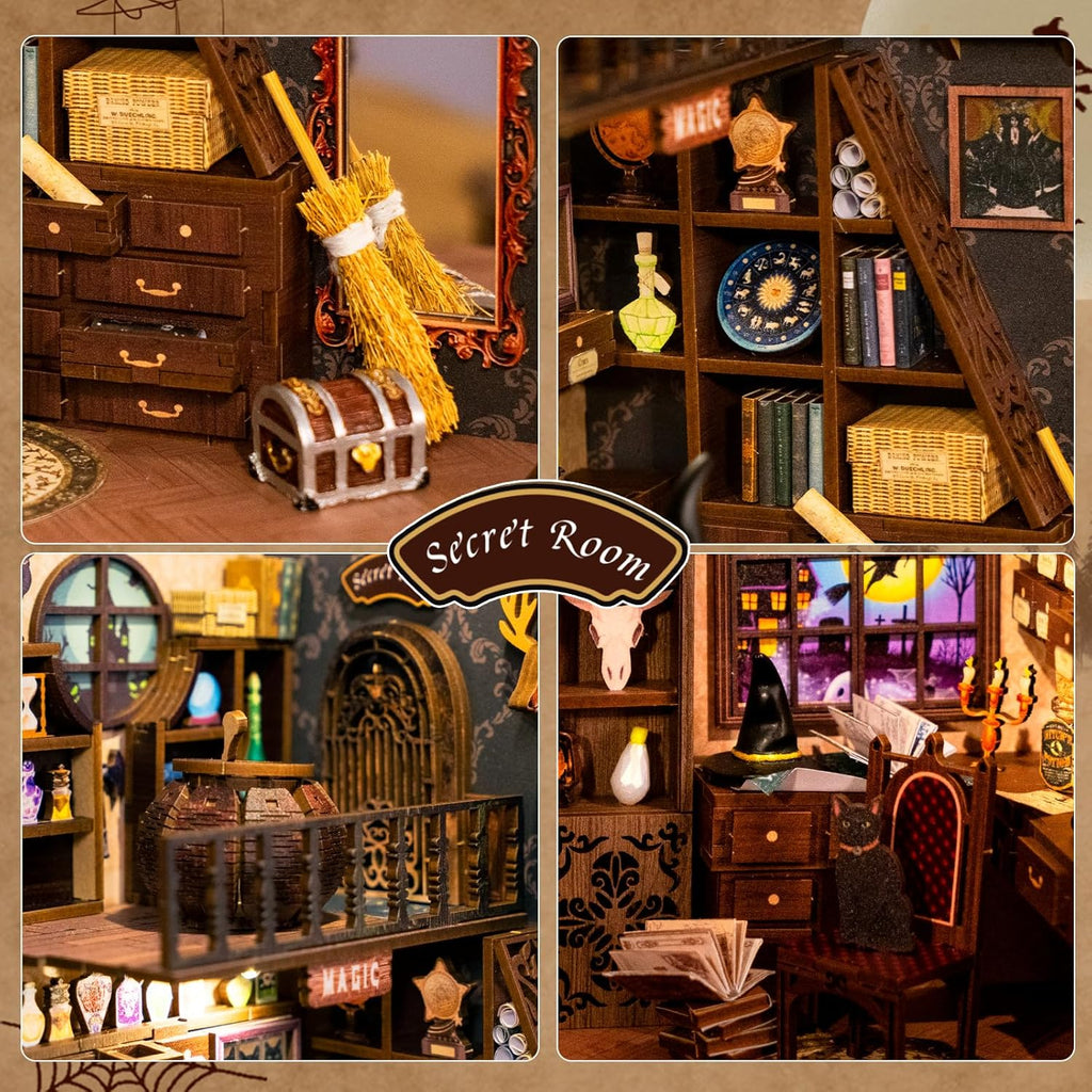3D Wooden Book Nook Kit H386
