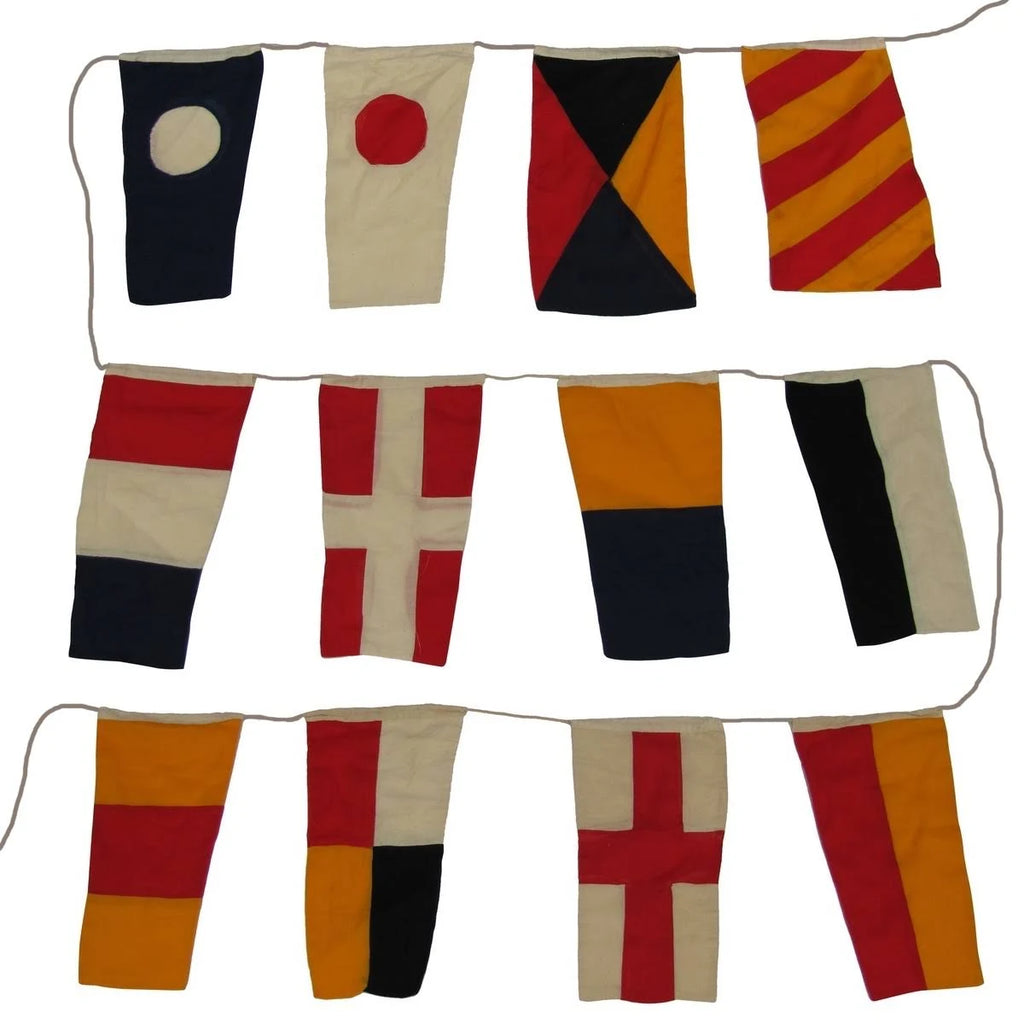 Set of 40 International Maritime Signal Code Flags L935588