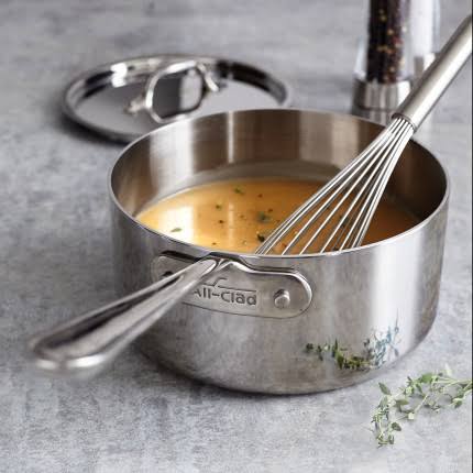 4 qt Stainless Steel Saucepan with Lid Q90093