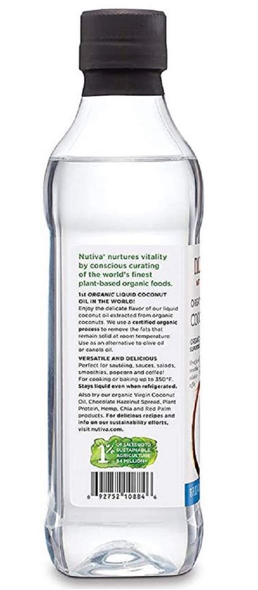 Organic Liquid Coconut Oil, 16-ounce F37036