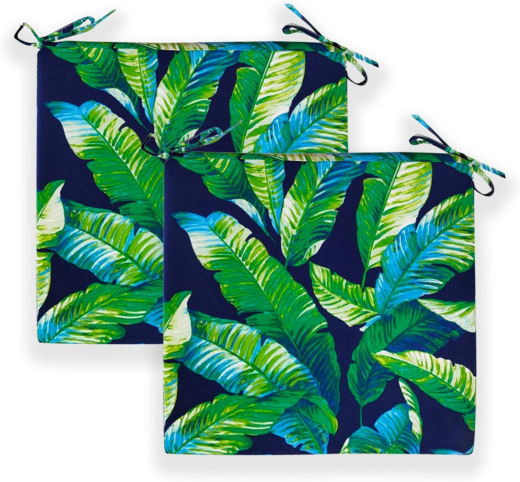 Blue Palms Square Outdoor Chair Pad Set of 2 B28756
