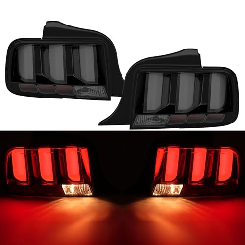 Black Housing Clear Lens LED Tail Lights Assembly X619