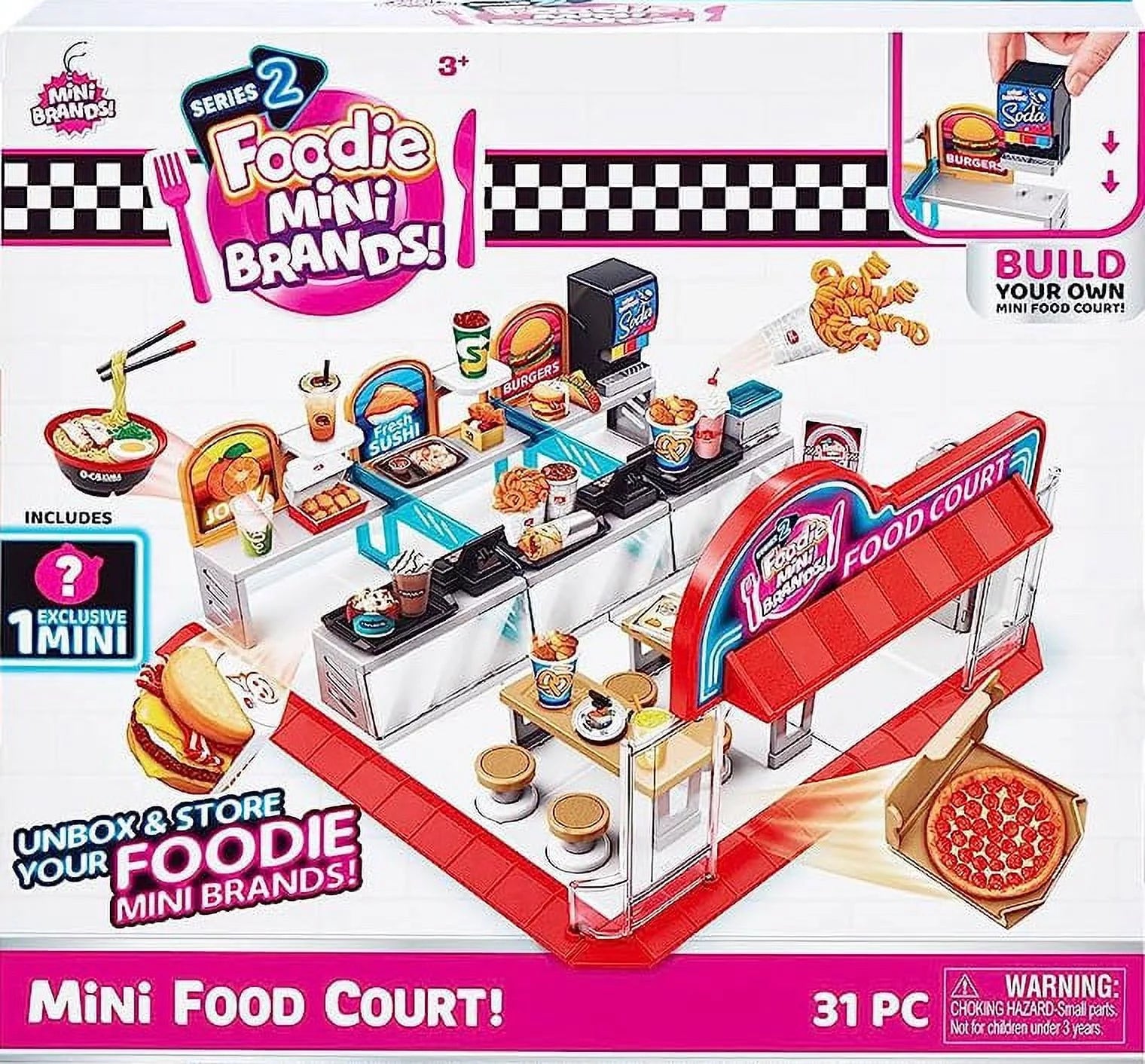 5 Surprise Foodie Series 2 Mini Food Court Playset G717