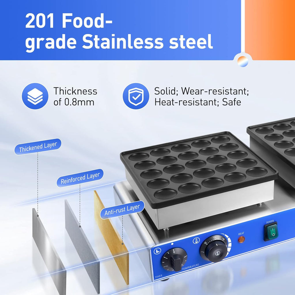 50PCS Electric Nonstick Pancake Maker F70778