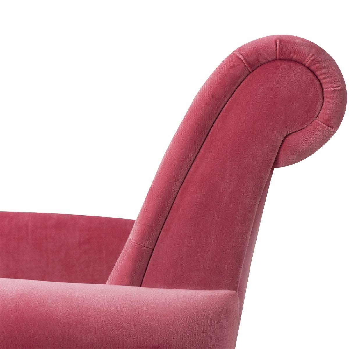 Rosewood Button Tufted Club Chair C55265