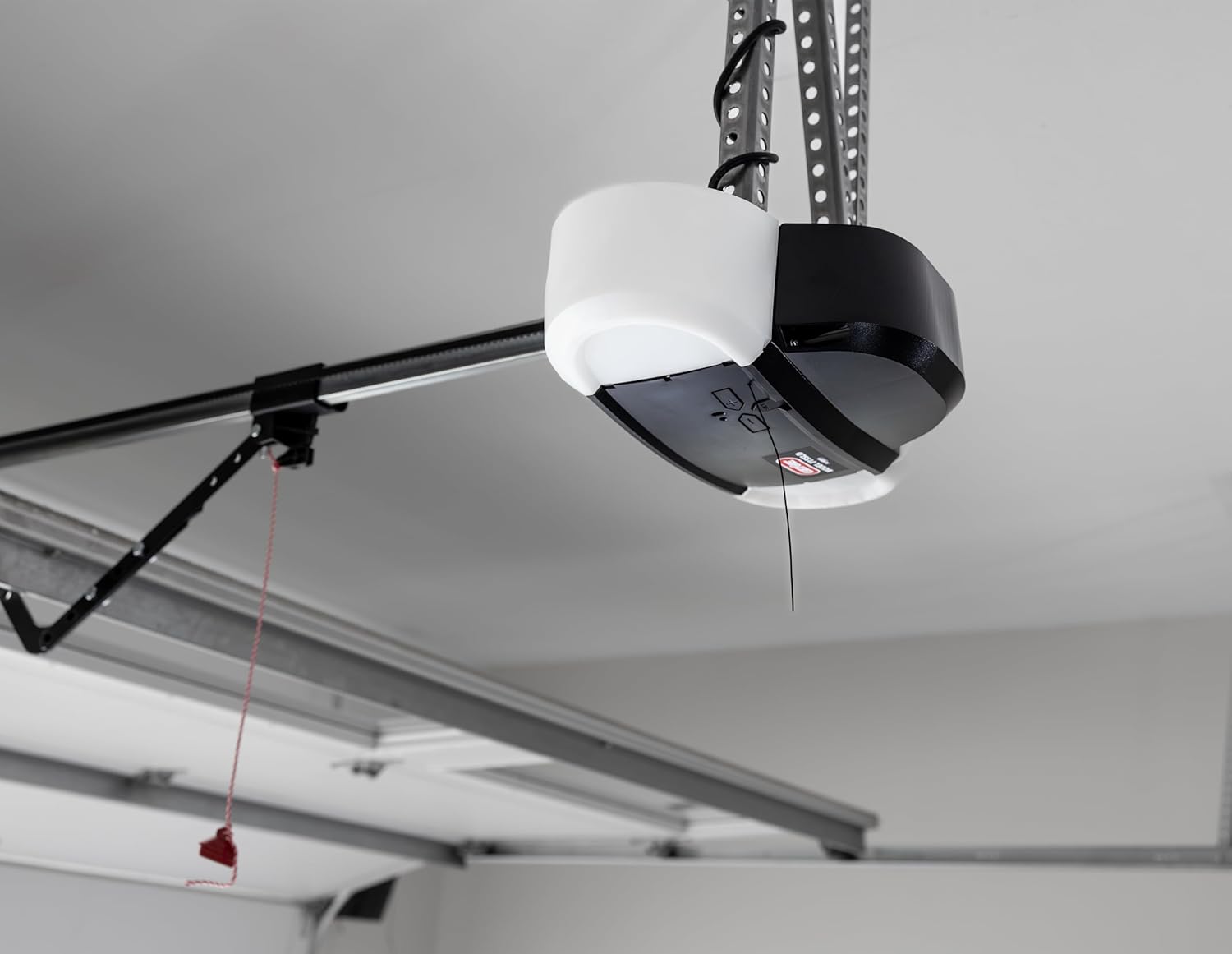 Smart Garage Door Opener with WiFi and Battery Backup, Black/White H64278