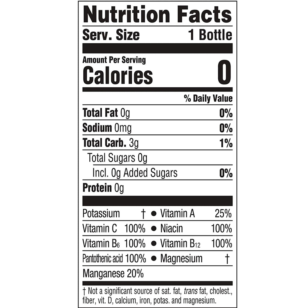 3 Flavor Variety Pack Nutrient Enhanced Flavored Water, 20 Fl Oz Bottles (Pack of 12) F556219