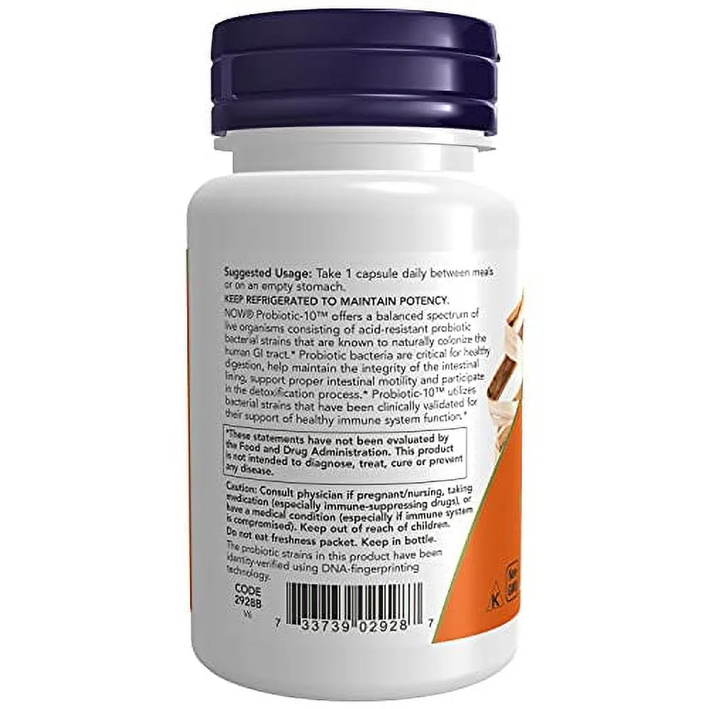 50 Veg Capsules Probiotic-10 F274766