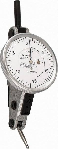 0.06 inch Range 0.0005 inch Graduation Horizontal Dial Test Indicator O675577