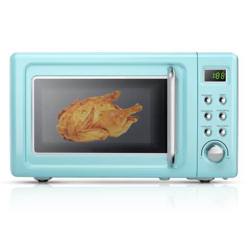 0.7 Cu.ft Compact Microwave Oven with Glass Turntable Q6694