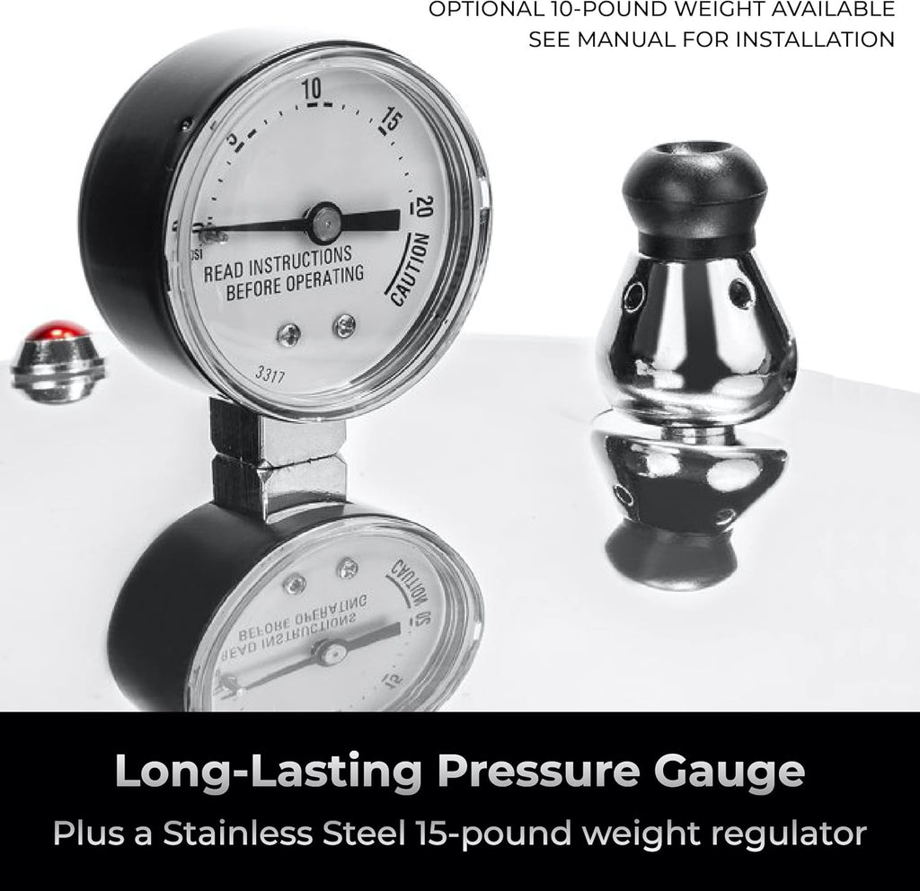 23 Quart Pressure Canner & Cooker Aluminum & Stainless Steel L89687