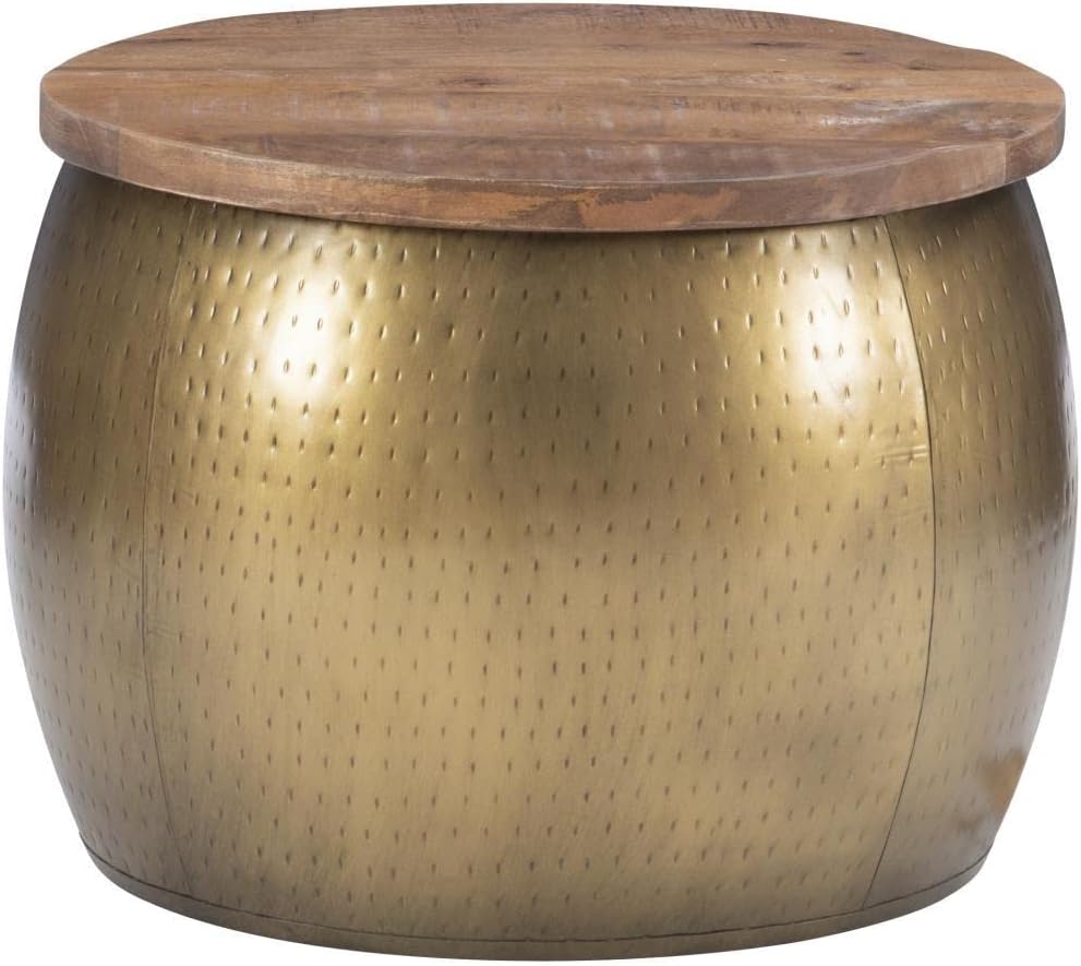 Gold Drum with Storage N951383