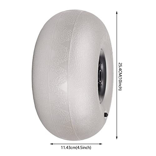 10" Beach Replacement Balloon Wheels Tires with Axle Hole 20mm 2-Pack T68875