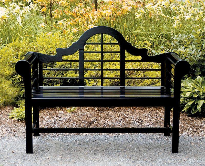 Black Eucalyptus Bench H66225