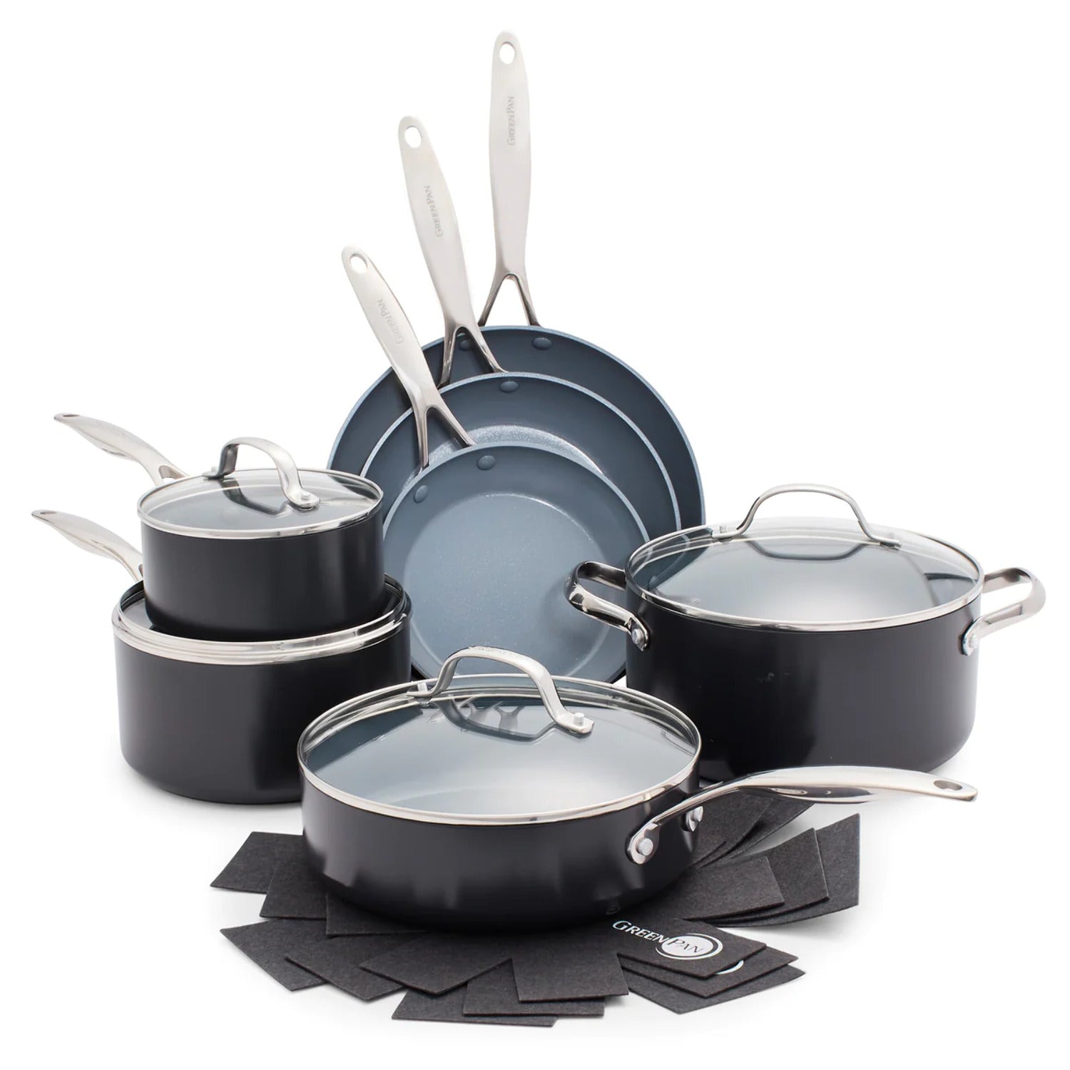 11-Piece Ceramic Nonstick Cookware Set N349935