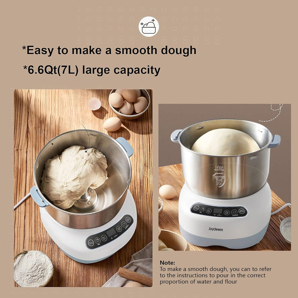 6.6Qt 304 Stainless Steel Electric Dough Maker S649