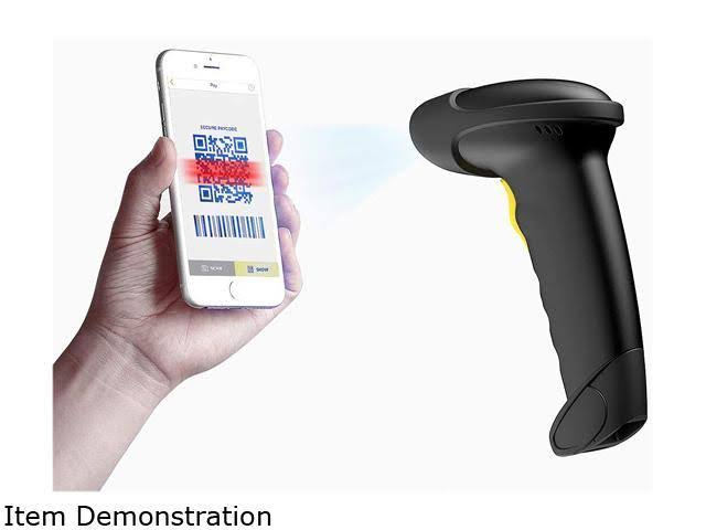 Black Wireless Bluetooth Barcode Scanner A48778