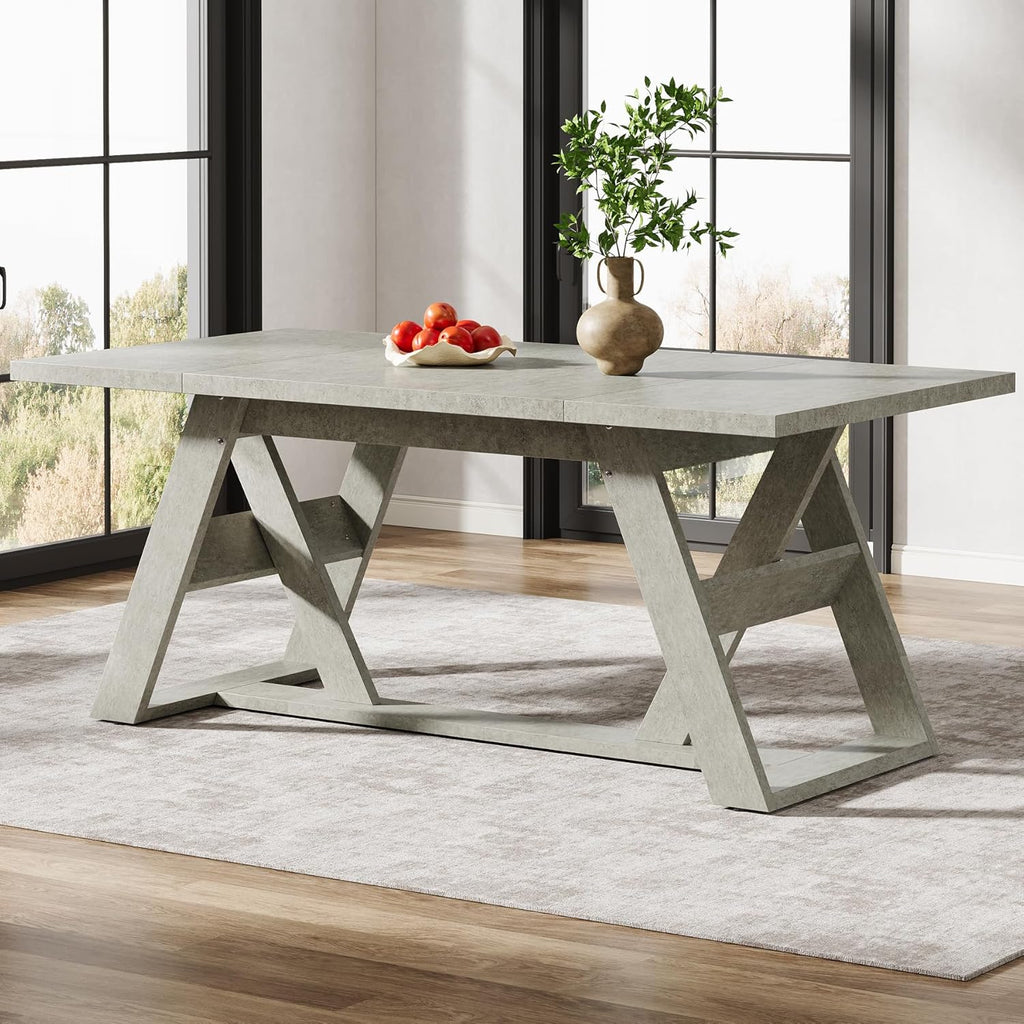 Gray Wood Dining Table R304