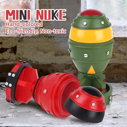 ArmyGreen Nuke Statue Storage Box Figurines B8561