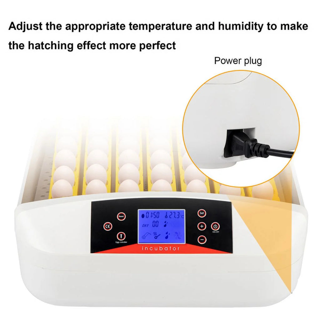 56-Egg Incubator with Automatic Egg Turning T77319