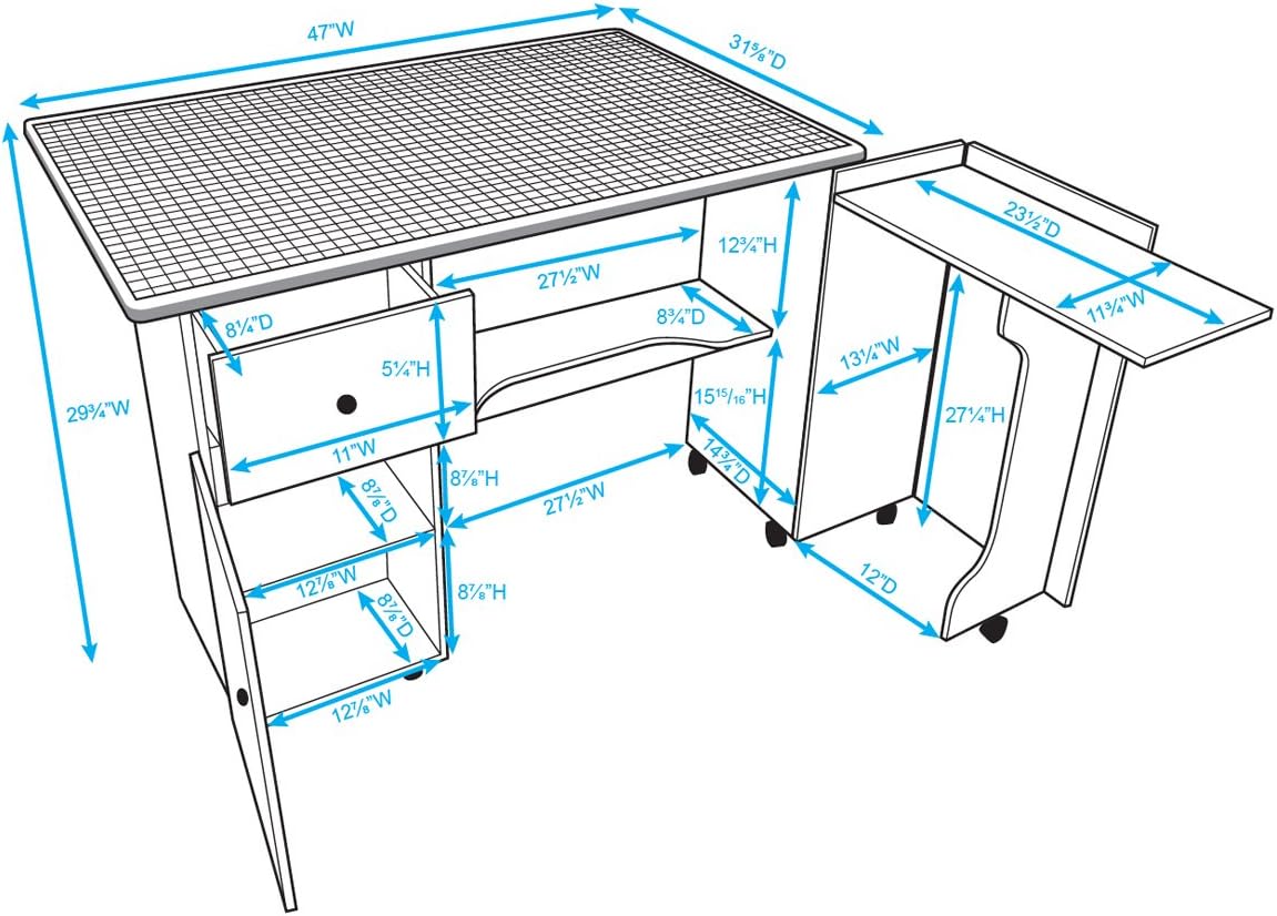 White Quilter's Design Table K917