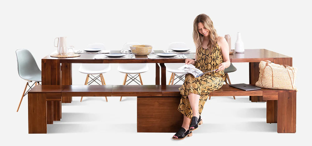 6 in 1 Long Banquet Table for 12 People M62894