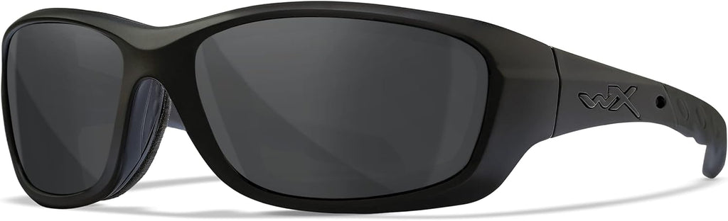 Matte Black Smoke Grey Tinted Lenses Safety Sunglasses K248