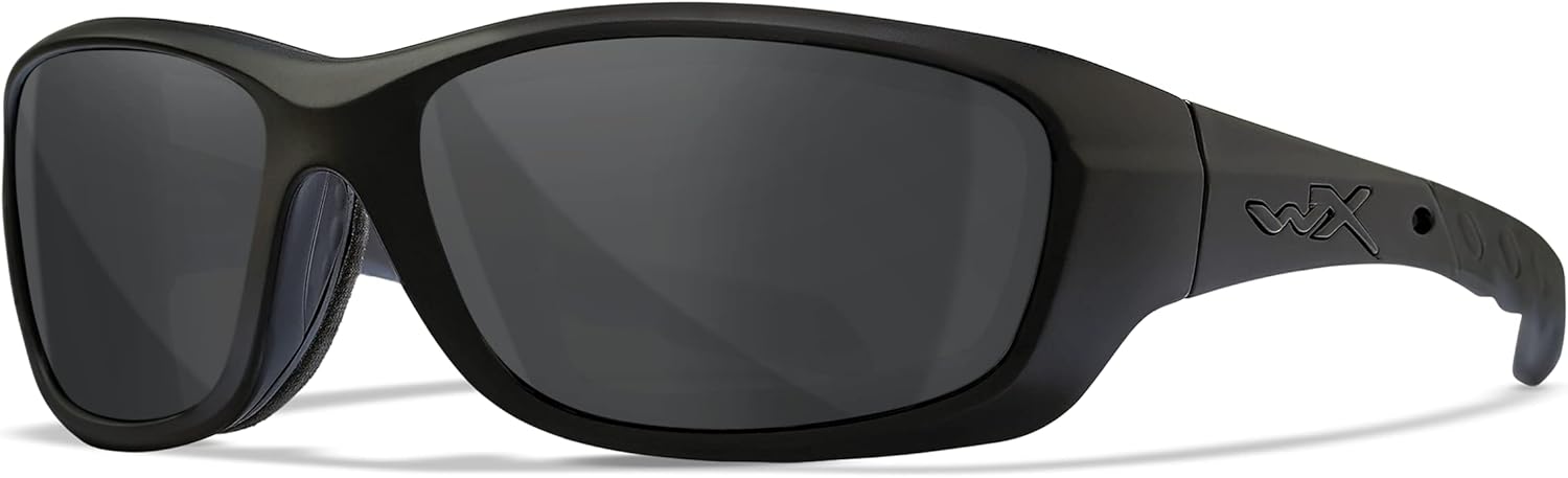 Matte Black Smoke Grey Tinted Lenses Safety Sunglasses K248