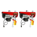 2200lbs 1500lbs Electric Hoist Winch Overhead Engine Lift 110-120 Volt with Remote Control E8983