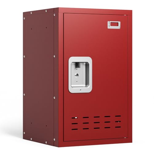 Black 24" H Metal Storage Locker O12061