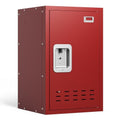 Black 24" H Metal Storage Locker O12061