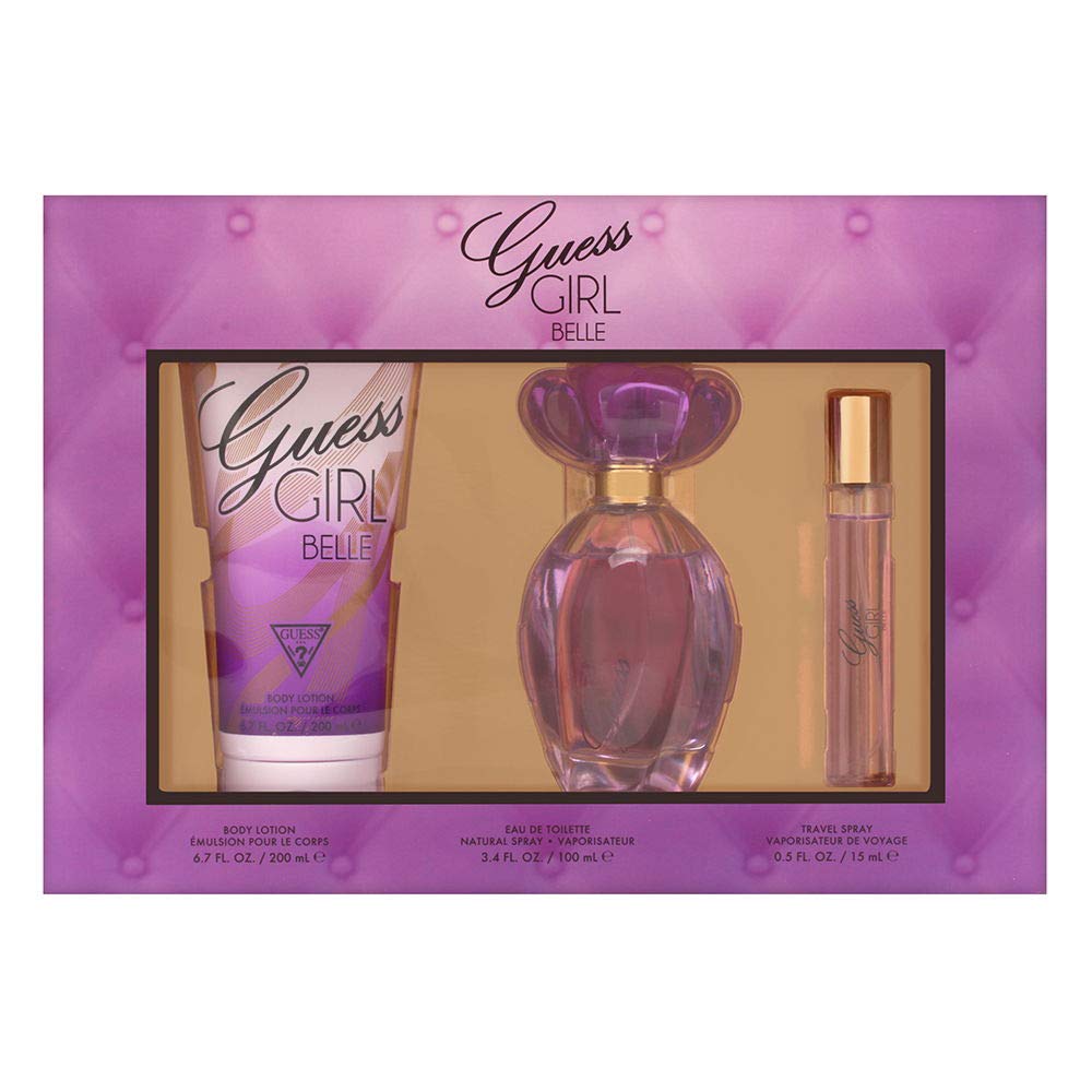 3 Pc EDT Spray EDP Travel Spray Body Lotion Gift Set Q201