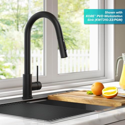 Spot Free Stainless Steel Single-Handle Touch Kitchen Sink Faucet with Pull Down Sprayer U312