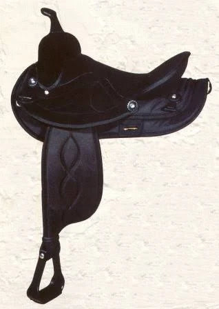 Brown Synthetic Suede Trail Saddle 12in B289343
