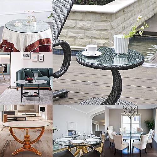 Round Tempered Glass Table Top C727