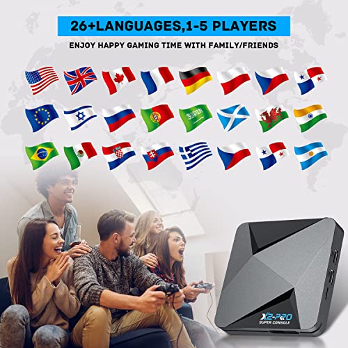 Retro Game Console with 65,000+ Classic Games, 4K HD Output D94602