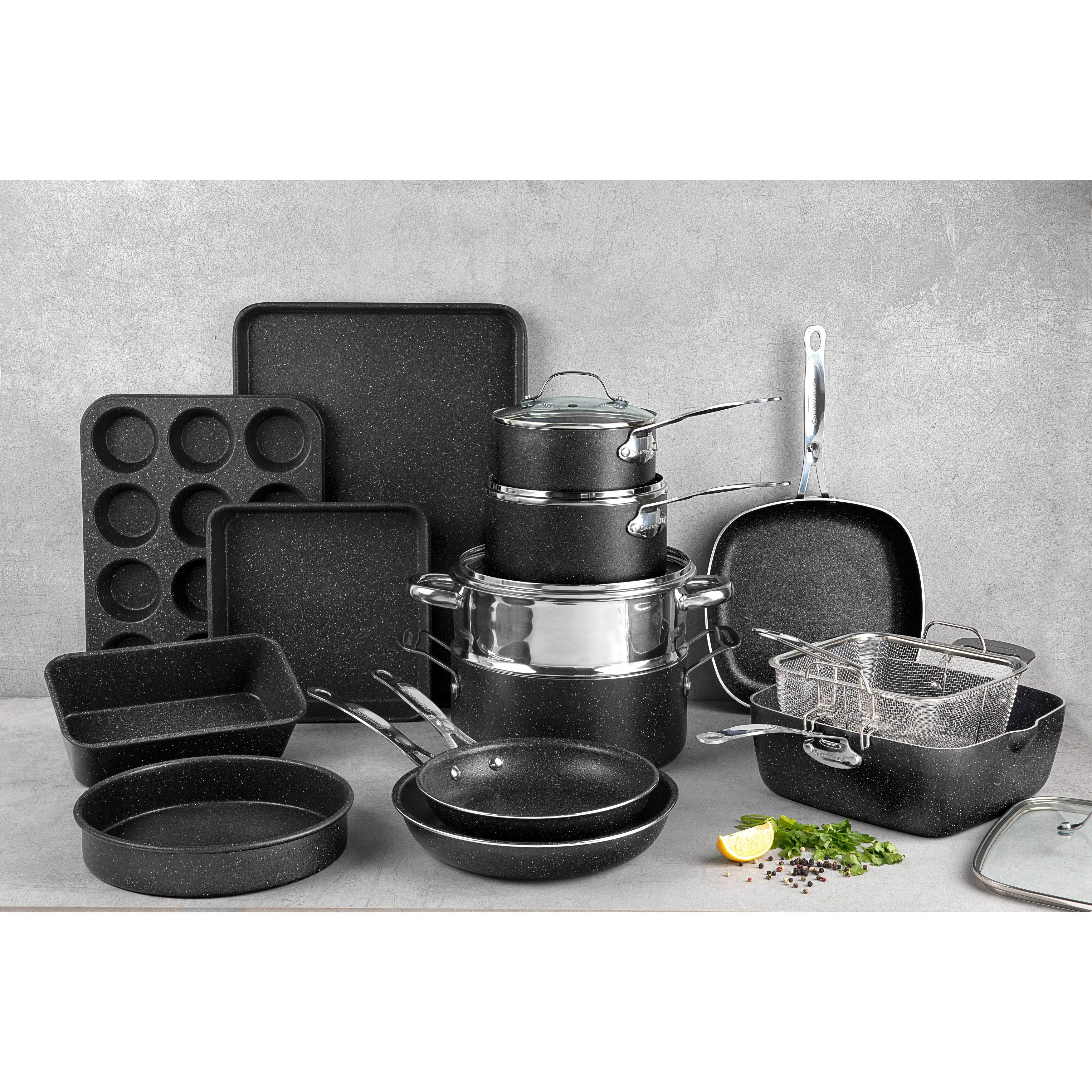 20 Piece Nonstick Cookware and Bakeware Set E7974