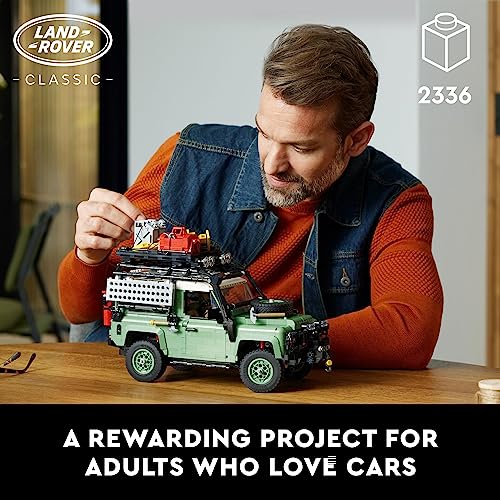 LEGO Icons Land Rover Classic Defender 90 10317 Model Car Building Set K319