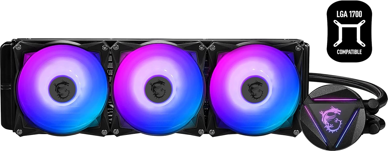 360mm AIO RGB CPU Liquid Cooler with Triple 120mm Fans P5486