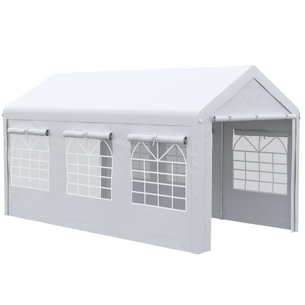 10' x 20' Height Adjustable Carport and Party Tent H151986