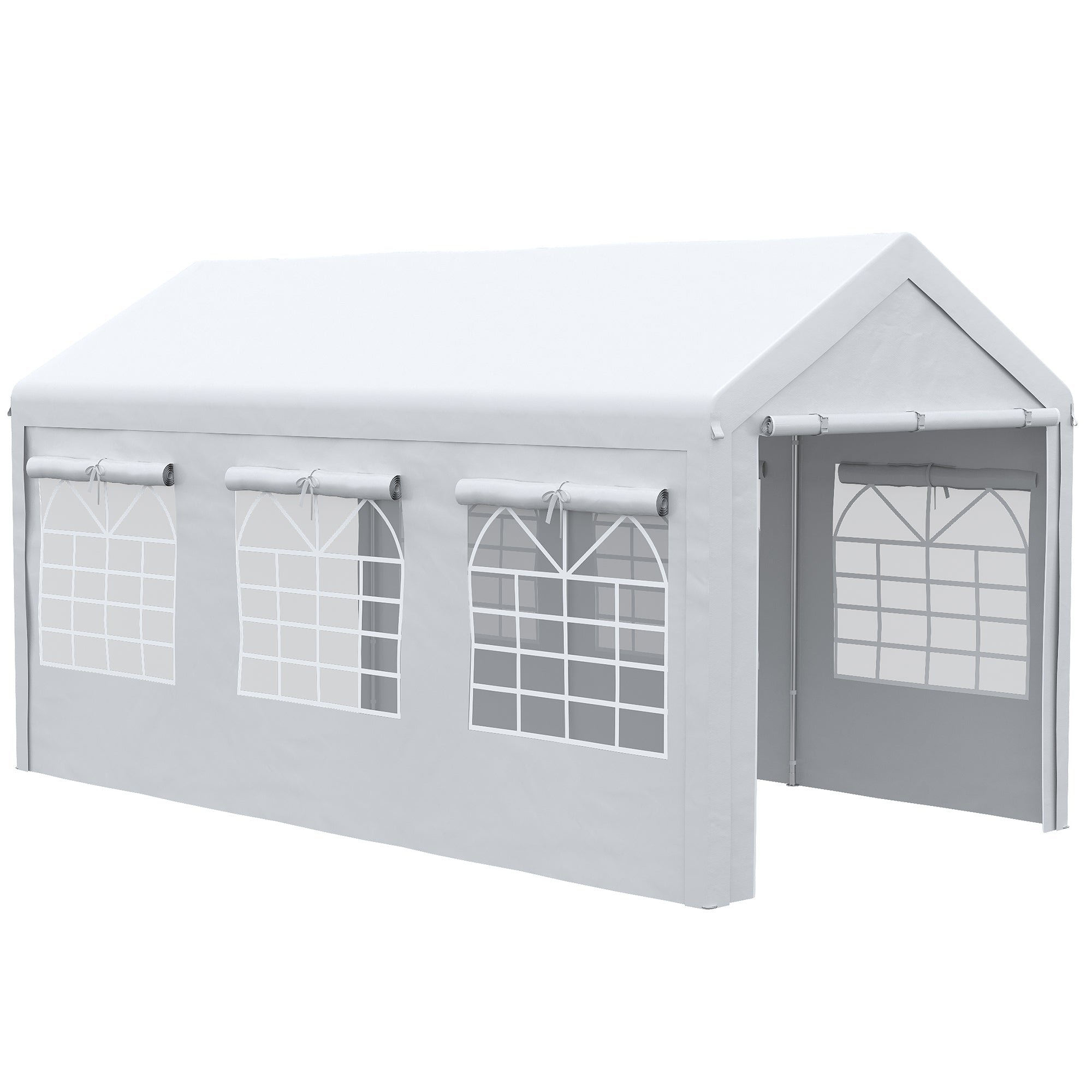10' x 20' Height Adjustable Carport and Party Tent H151986