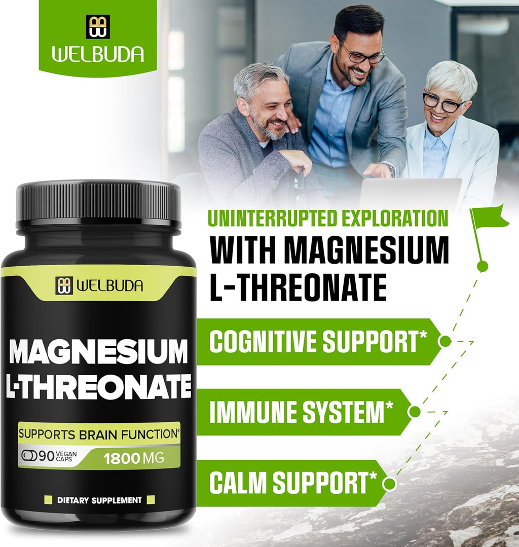 Magnesium L-Threonate Capsules 90 Capsules F727