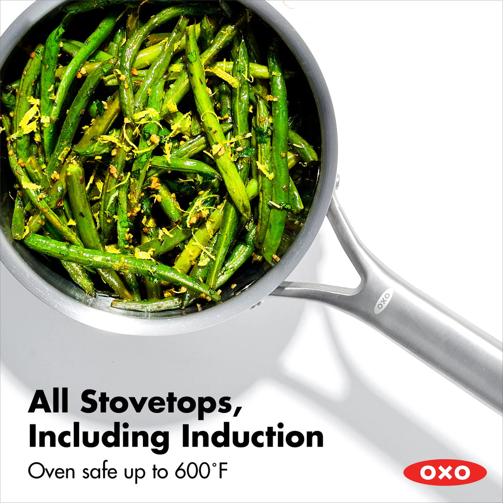 Tri-Ply Stainless Steel Chef's Pan Set V2429