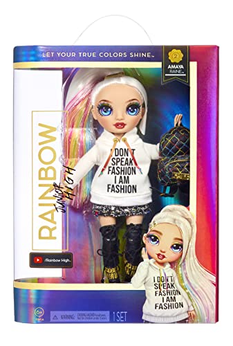 9" Rainbow Posable Fashion Doll with Designer Accessories and Backpack E217587