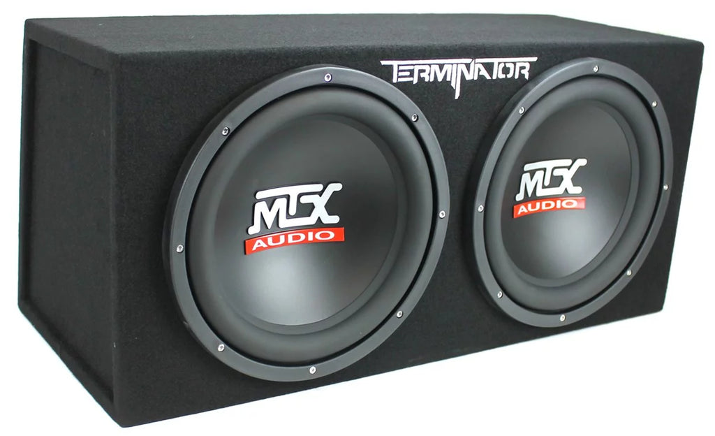 12" 1200W Dual Loaded Car Subwoofers with Box and Amp G72964
