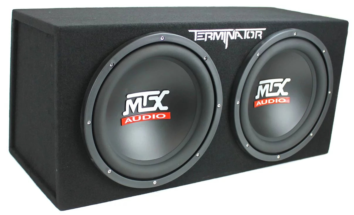 12" 1200W Dual Loaded Car Subwoofers with Box and Amp G72964