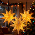 3Pcs Paper Star Lantern Lampshade K708787
