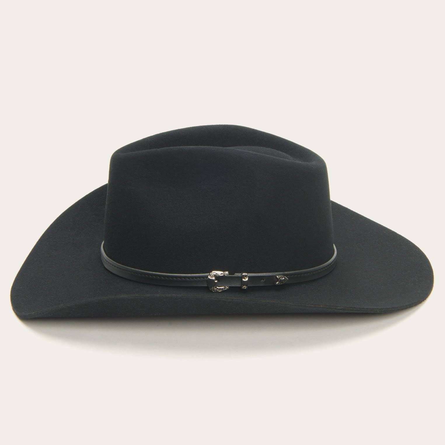 Black Buffalo Fur Hat T446047