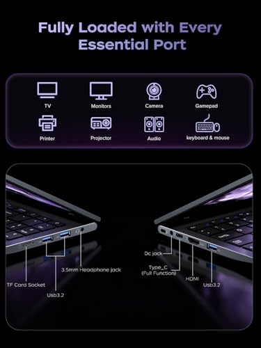 15.6inch AMD Ryzen 7 5700U 16GB RAM 512GB NVMe SSD Gaming Laptop I5539