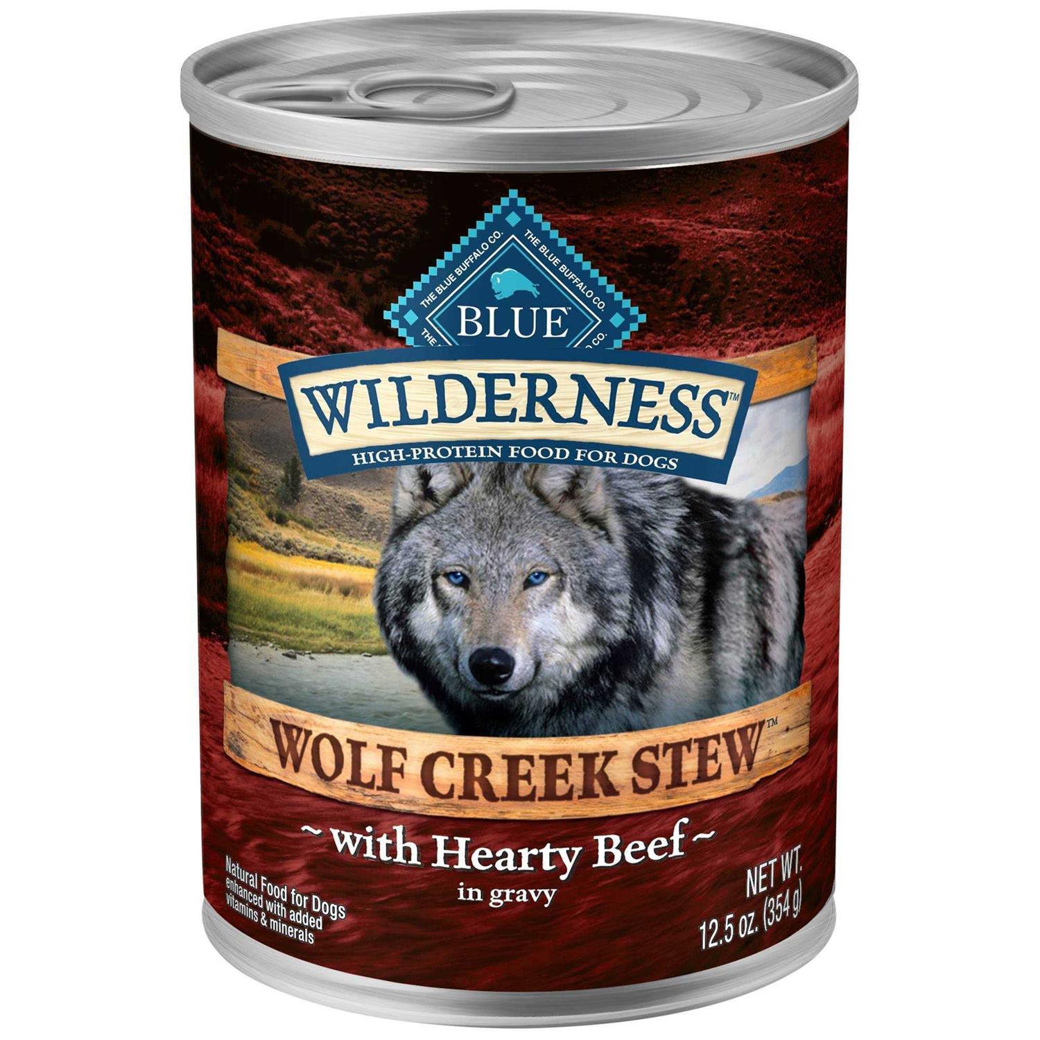Blue Buffalo Wilderness Wolf Creek Stew Dog Food D96928